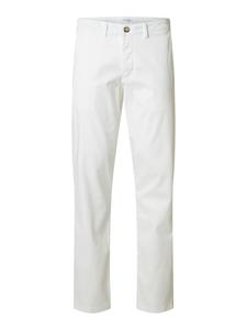 Тканевые брюки SELECTED HOMME Stoffhose / Chino SLHSLIM-NEW MILES slim, белый