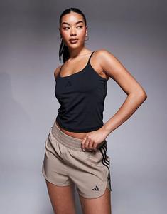 Топ Adidas Training Optime Strap Top черного цвета