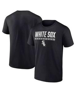 Мужская черная футболка Chicago White Sox Power Hit Fanatics, черный