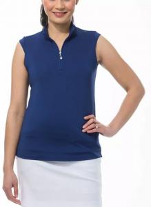 Женский топ без рукавов SanSoleil Sunglow с воротником-стойкой