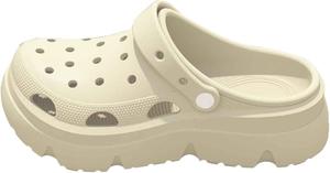 Women's Summer Platform Slippers Comfortable Thick Sole Closed Toe Casual Sandals for Daily Wear with 5cm Heel Generic, Beige