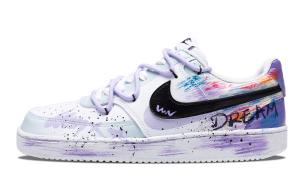 Кроссовки Nike Court Vision Skateboarding Shoes Unisex Low-top Blue, фиолетовый