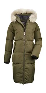 Г.И.Г.А. Стеганое пальто DX by killtec "Ventoso WMN Quilted CT A" G.I.G.A. Dx By Killtec, зеленый