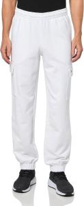 Мужские спортивные брюки-карго Lacoste стандартного кроя из неворсистого флиса., White