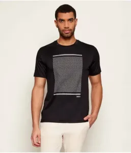 Футболка с принтом TS_Tour regular fit Boss Green, черный