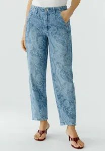 Джинсы свободного кроя Oui, Bright Blue Denim