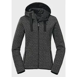 Флисовая куртка Schöffel "Fleece Hoody Aurora L", с капюшоном, черный