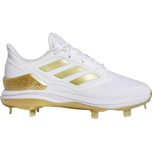 Женские бутсы для софтбола Adidas adizero PureHustle 3 Elite Metal Fastpitch, белый