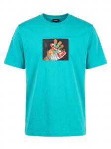 DIESEL Футболка 'T-JUST-A36 5II' в цвете бирюза