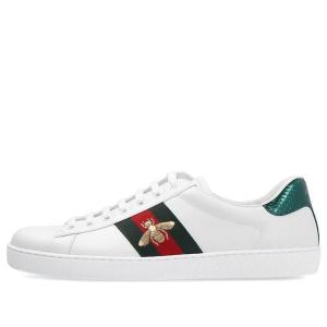 Кроссовки ace embroidered Gucci, белый