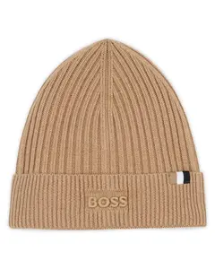 Шапочка для маленького мальчика из полиэстера BOSS Kidswear, коричневый