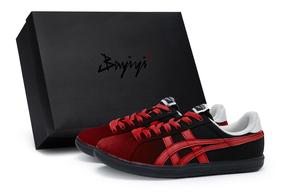 DD Trainer 811 Manufacturing River Sound Кроссовки для скейтбординга Low-Top Unisex Черный Красный Onitsuka Tiger