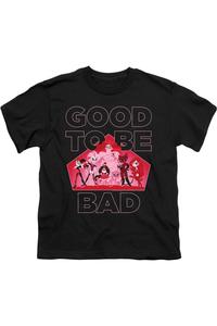 Футболка DC Comics Superhero Girls "Хорошо быть плохой" с коротким рукавом Gildan, черный