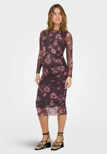 Платье ONLY MATERNITY OLMLOURA MIDI, Hot Fudge/Lilac