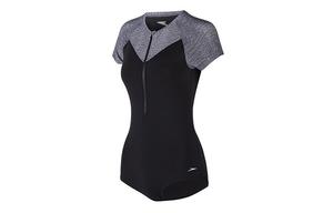 Женский слитный купальник Speedo, черный/серый
