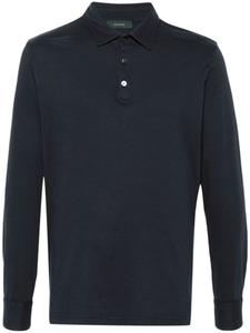 Zanone рубашка поло, синий