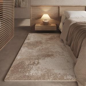 Budis Ковер 80х160 см из искусственного кашемира, французский винтажный стиль, водостойкий, для спальни, детской или гостиной