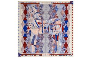 HERMES Шёлковый шарф Multicolor, Multicolor