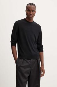 Шерстяной свитер Theory, черный