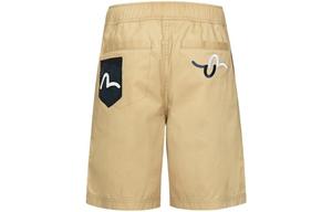 Повседневные шорты мужские бежевые Evisu, цвет Apricot