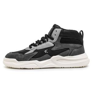 ZAMST Дышащие мид-топ скейтборд кроссовки мужские черные однослойные, цвет Black Single Layer Shoes