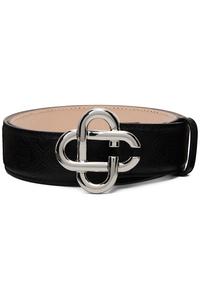 Ремень с пряжкой и логотипом CC Casablanca, черный