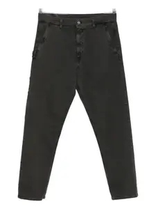 Джинсы из денима с карманами Dondup, серый