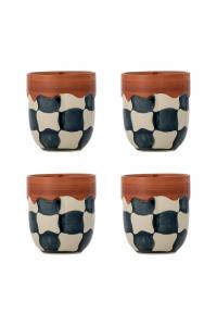 Проверьте набор из 4 стаканов объемом 375 мл Bloomingville, мультиколор