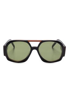 Lesca солнцезащитные очки Tupac, коричневый