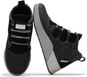 Проект Cloud Водонепроницаемые зимние сапоги для женщин - стелька с эффектом памяти, противоскользящие женские зимние сапоги и зимняя обувь со шнурками, легкая обувь для улицы и дома Project Cloud, Schwarzes Sport-Obermaterial