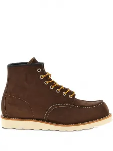 Классические ботинки Moc с контрастной строчкой Red Wing Shoes, коричневый