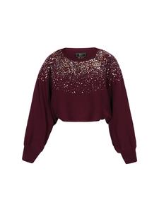 Faina Женский свитер бордового цвета