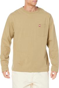 Футболка Coleman с круглым вырезом, короткими рукавами и карманами, бежевый