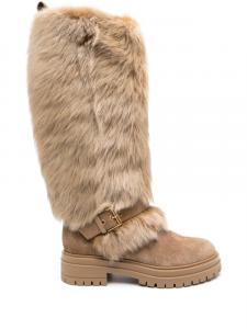 Gianvito Rossi ботинки со вставками, нейтральный