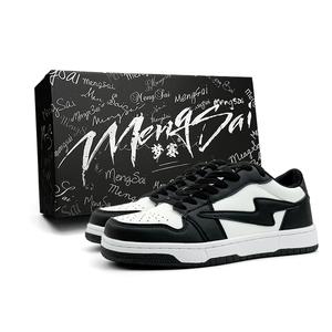 Mengsai Нескользящие износостойкие низкие кроссовки для скейтбординга унисекс, белые, черные, панда