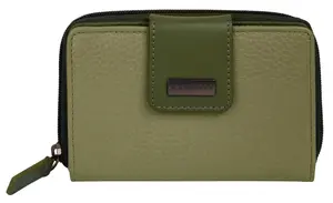 Кошелек bugatti "SINA", натуральная кожа, зеленый