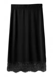 Юбка-Колокол миди с заостренными деталями Name It, Black