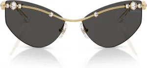Очки Swarovski womens Sk7039, Gold/Dark Grey