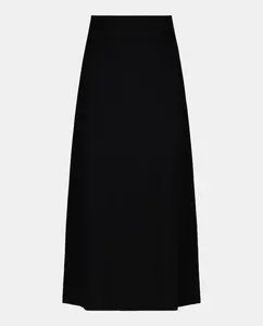 Миди-юбка с разрезом Easy Wear, черный