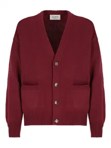 Кардиган на пуговицах Laneus, красный