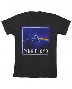 Футболка с изображением обложки альбома "Dark Side Of The Moon" (черная, размер XL) Pink Floyd, Black