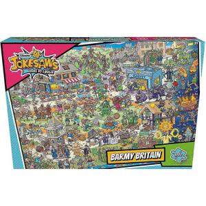 Пазлы Gibsons – Jokesaws – Barmy Britain – 1000 Piece Jigsaw Puzzle