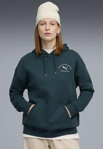 Худи Puma CLASS RELAXED FL, Green Terrain/Dark Green