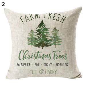Рождественский чехол с прозрачным принтом, льняной антидеформированный чехол без запаха для гостиной-2 Stuttg