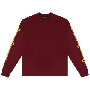 Футболка Drew House Long-Sleeve Hug Tee Burgundy, красный