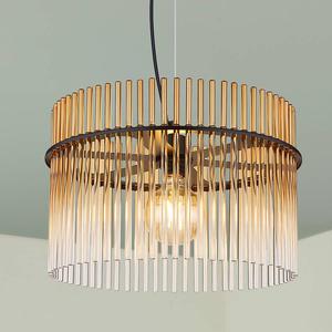 Подвесной светильник Globo Lighting Gorley Typ I, цветное стекло/железо - 1 лампа - оранжевый