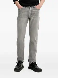 Джинсы с пятью карманами rag & bone, серый