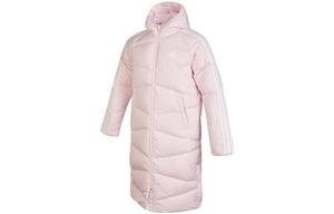 Детский пуховик-пальто Adidas, розовый