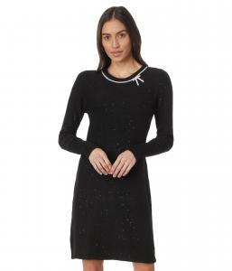 Платье Lilly Pulitzer Morgen Sequin Sweater Dress, Black Metallic