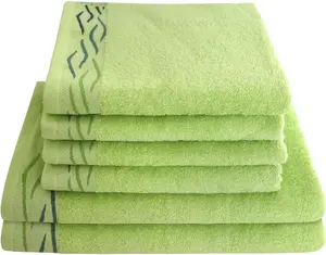 Набор полотенец Dyckhoff "Волна" (комплект (6 шт.), зеленый